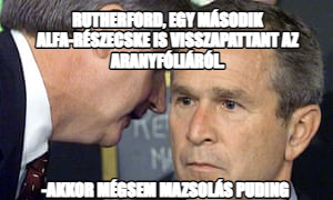 George Bush 9/11 meme — Rutherford, egy második alfa-részecske is visszapattant az aranyfóliáról. -akkor Mégsem mazsolás puding