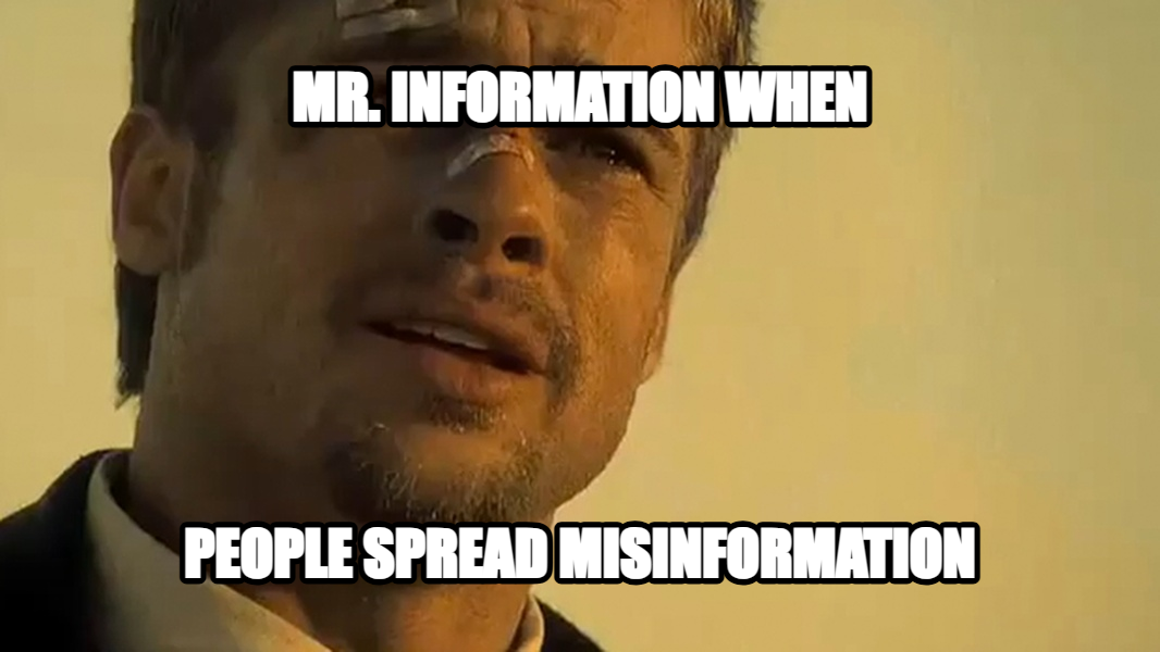 What's in the box!? meme — Mr. Information When people spread Misinformation